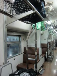 The night train in its day time configuration.