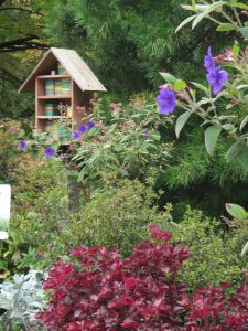 Bee's knees tucked into the garden.