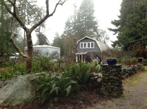 Todd's B&B - their house is to the right and the studio is on the left.